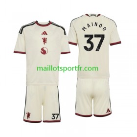Maillot de Foot Manchester United Kobbie Mainoo 37 Enfant Troisieme 2026/27